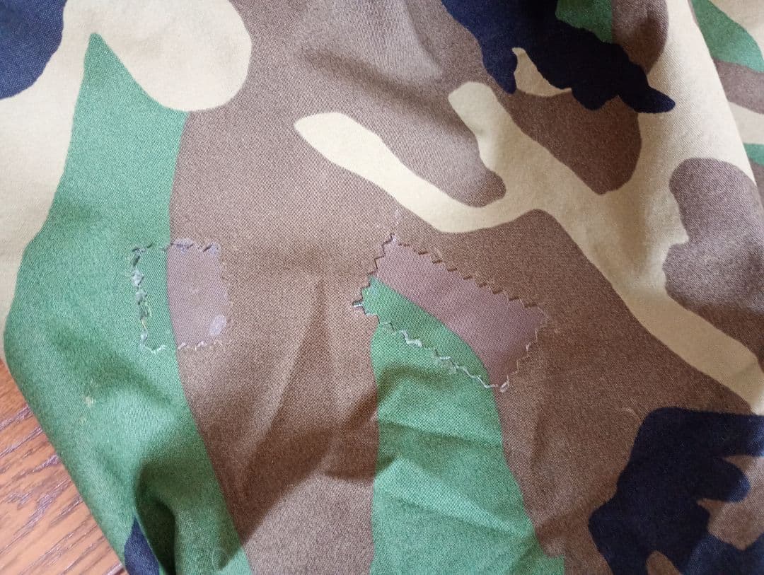 迷彩柄の寝袋カバー　GORE-TEX（中古品）