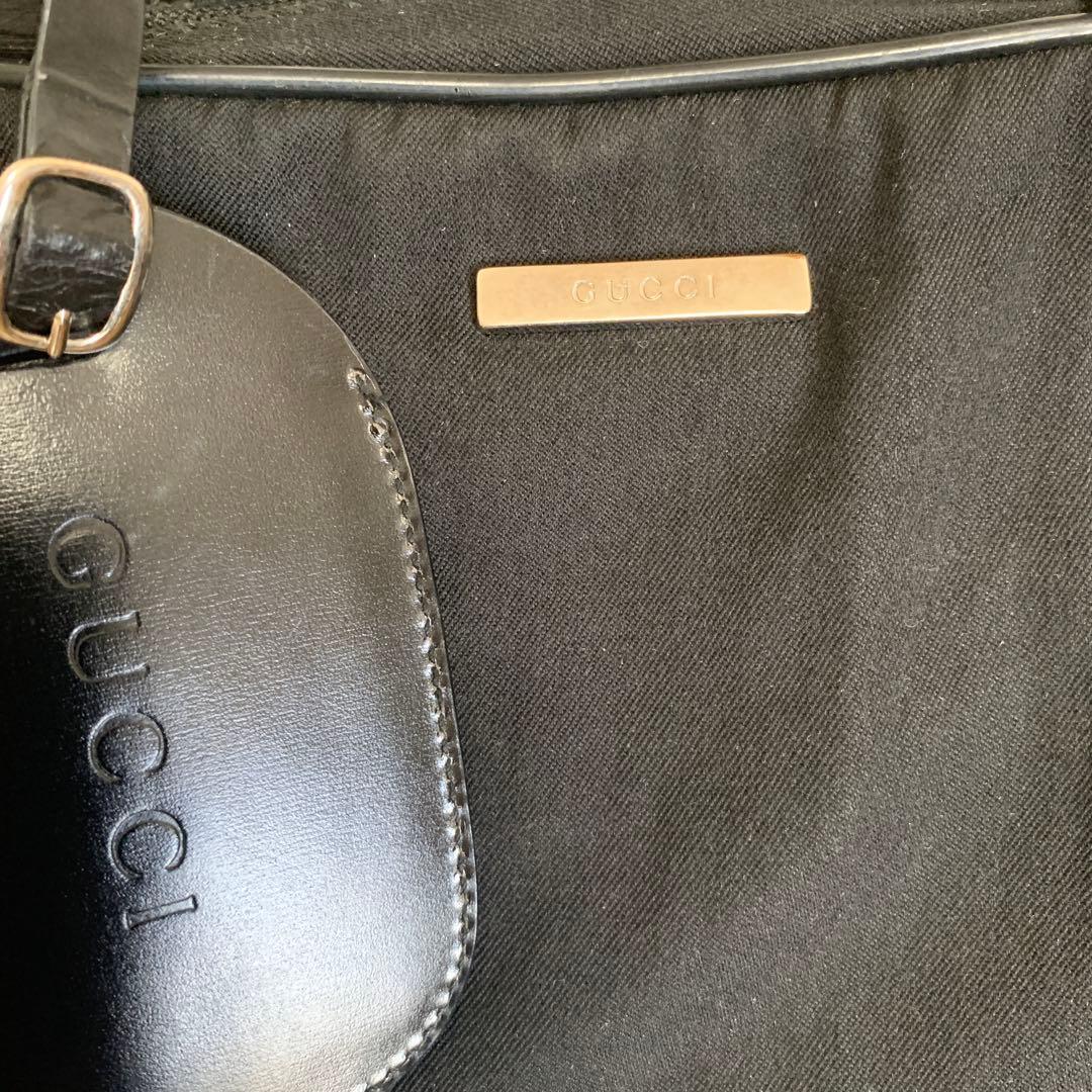 ◇ GUCCI グッチ ボストンバッグ トラベルバッグ キャンバス×レザー ◇