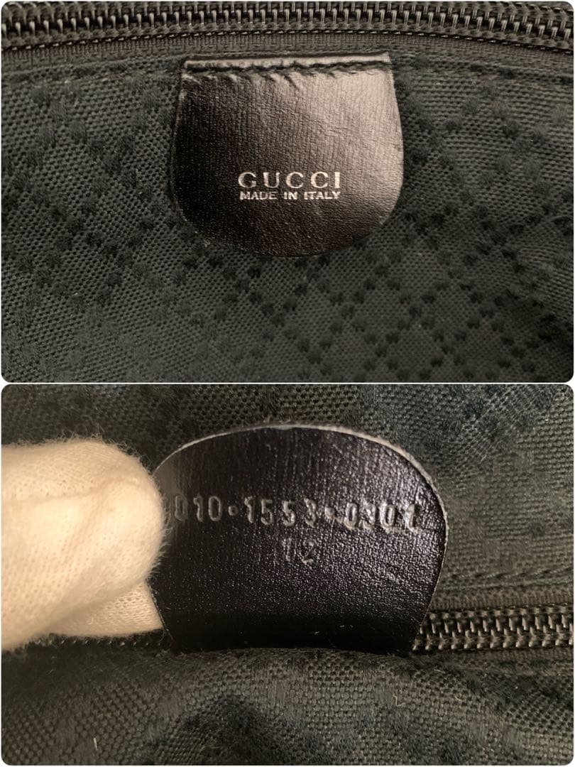 ◇ GUCCI グッチ ボストンバッグ トラベルバッグ キャンバス×レザー ◇