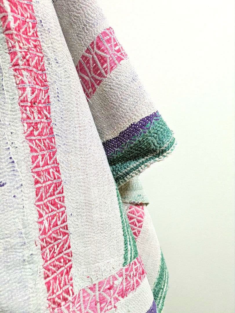 #160 ヴィンテージ ラリーキルト / カンタキルト / ソファカバー /