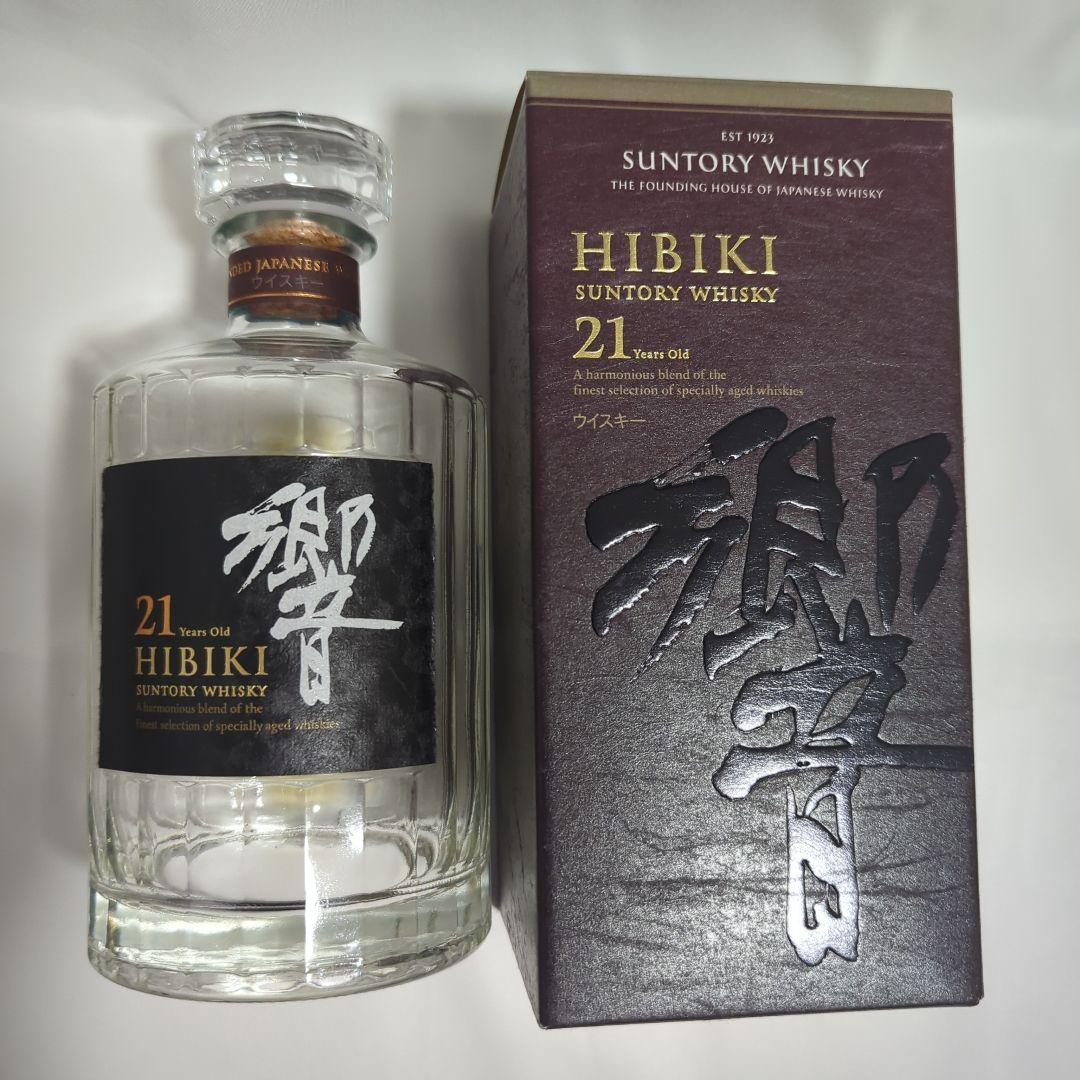 空瓶 響21年 サントリー 化粧箱付 1本