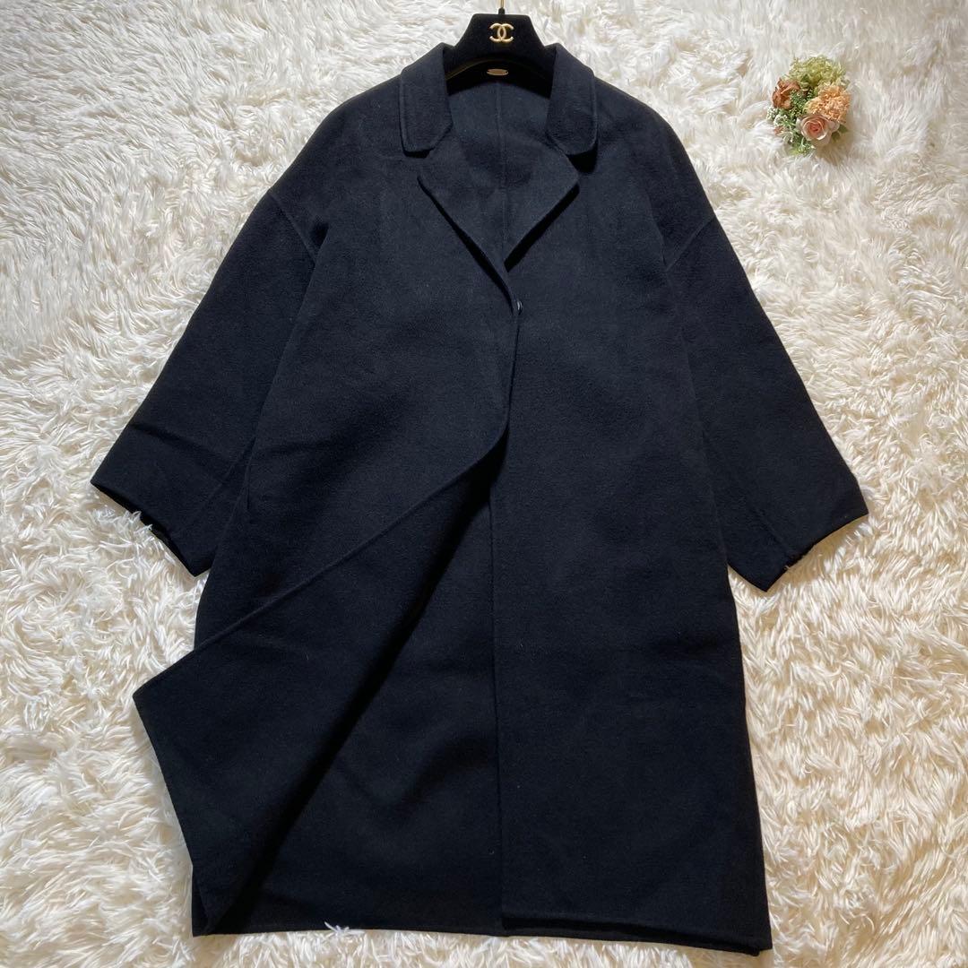 MUSE ミューズドゥーズィエムクラス　ウールアンゴラリバーコート