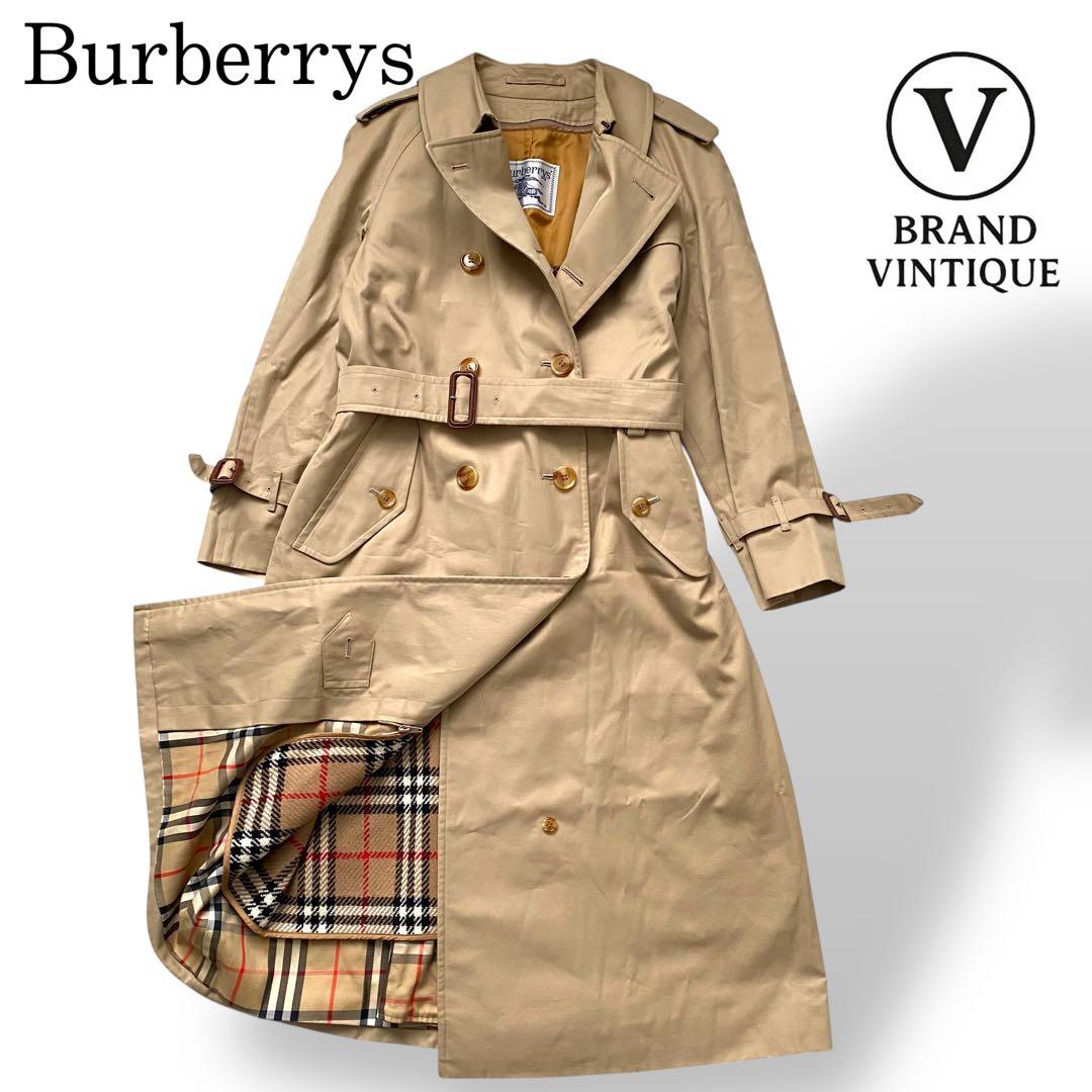 【極美品】 バーバリーズ トレンチコート ライナー付き ノバチェック 着丈104