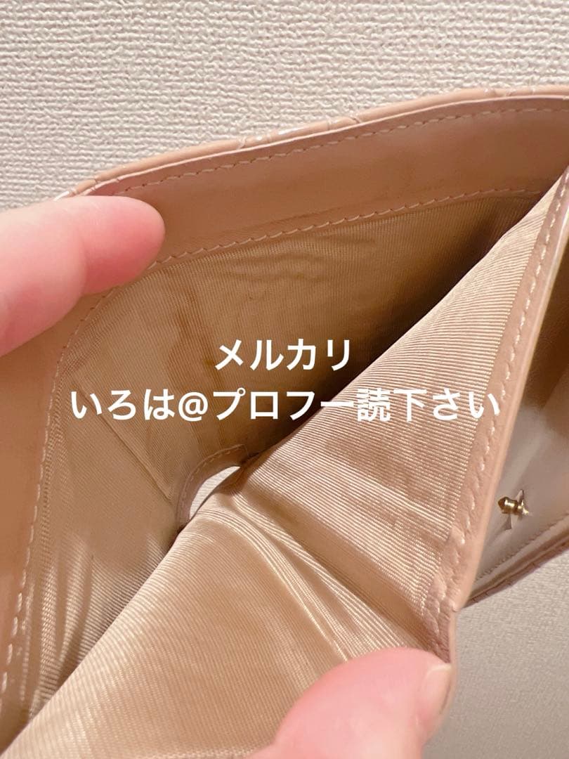 Dior レディディオール ロータスウォレット 折り財布