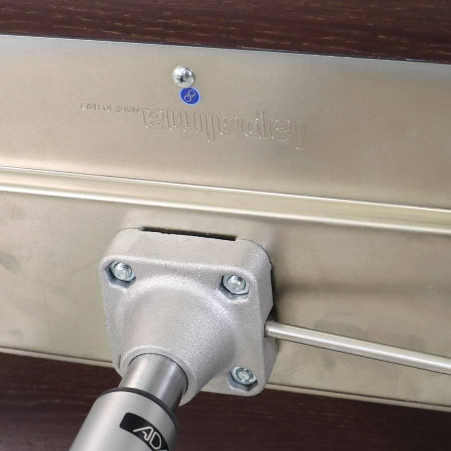 はなこ様6の3ラパルマ レム ハイスツール 板座 オーク突板 ブラウン昇降回転9