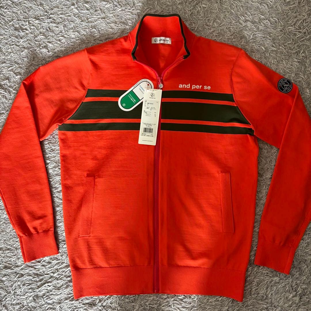 【タグ付き未使用】アンパスィ 2024AW ゴルフウェア ブルゾン ストレッチ