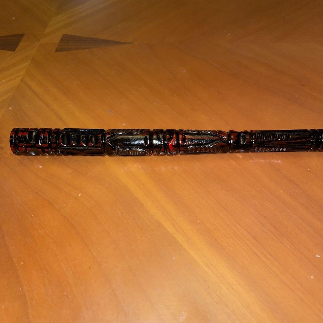 煙管　北国　木彫