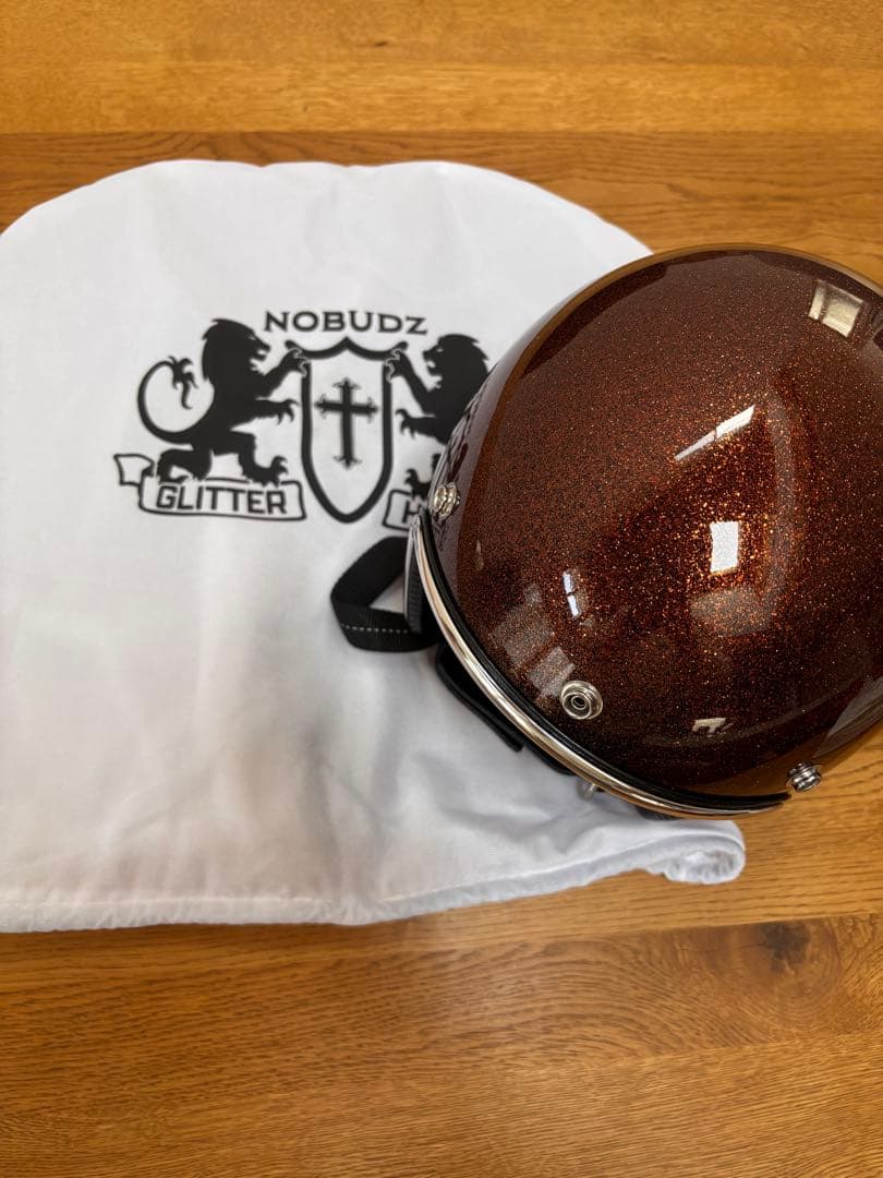 AT-DIRTY × NOBUDZ グリッターヘルメット オーシャンビートル