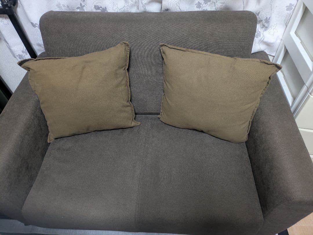 ファブリックソファベッド 2人掛け