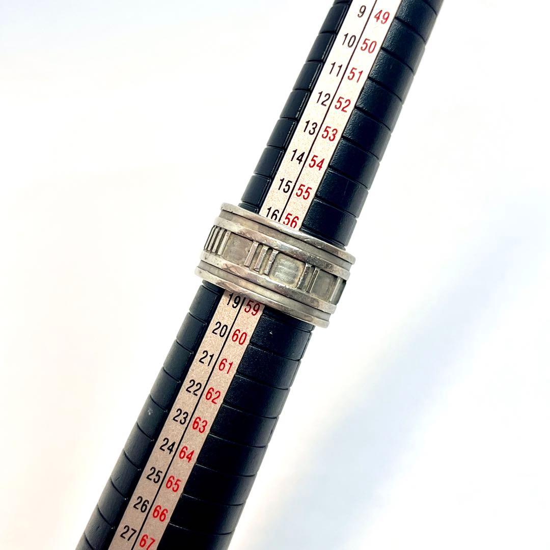 ティファニー アトラスリング ワイドリング リング シルバー925 18号