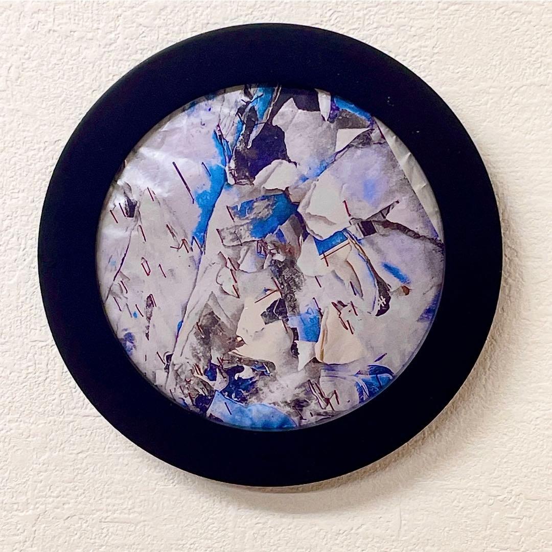 【AI命名アート】反射版画 ・2.5次元ミクストメディア作品