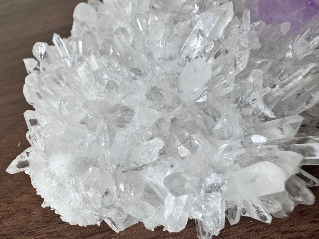 水晶クラスター アメジスト 共生