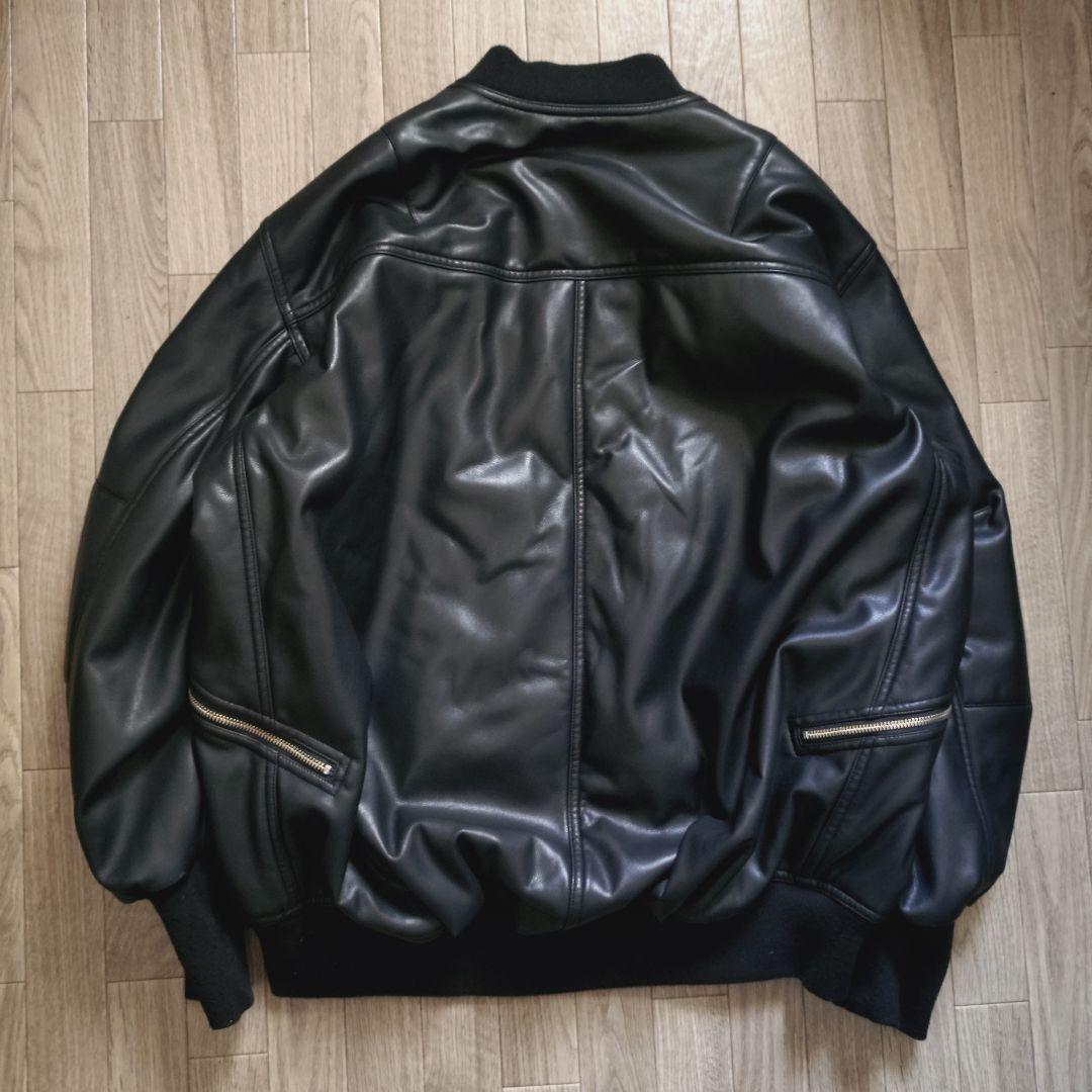 極美品 PRANK PROJECT フェイクレザーMA-1