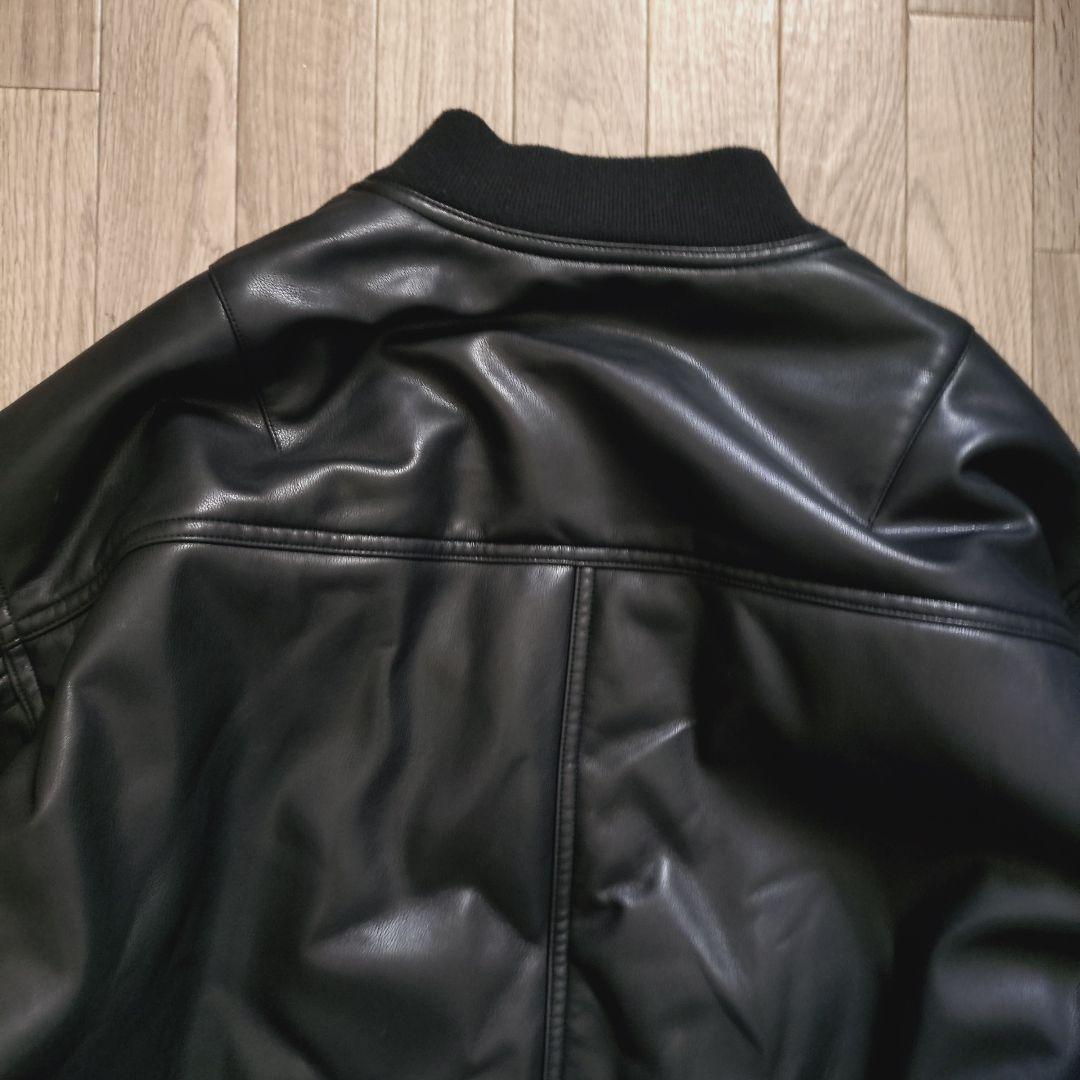 極美品 PRANK PROJECT フェイクレザーMA-1