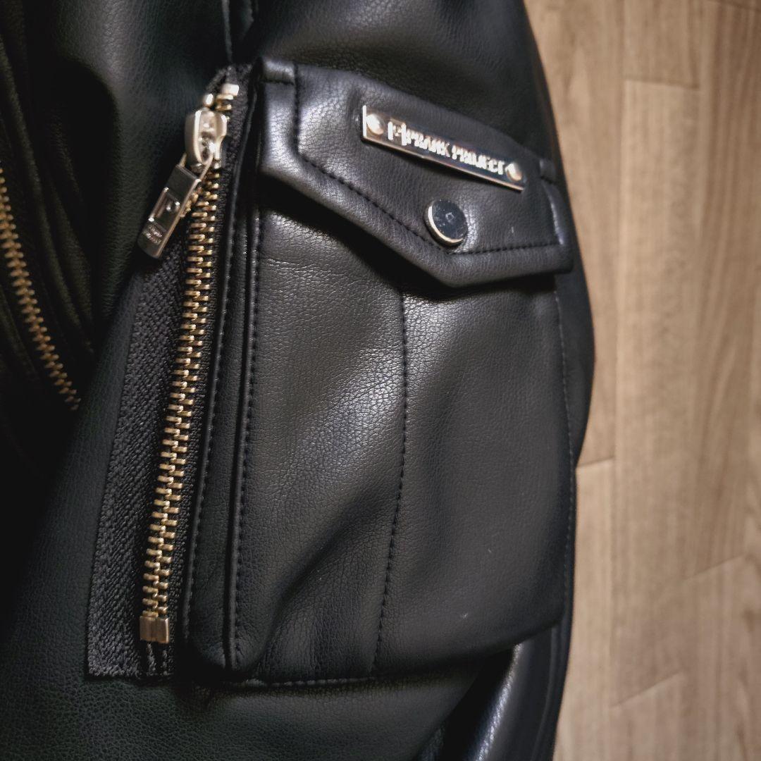 極美品 PRANK PROJECT フェイクレザーMA-1