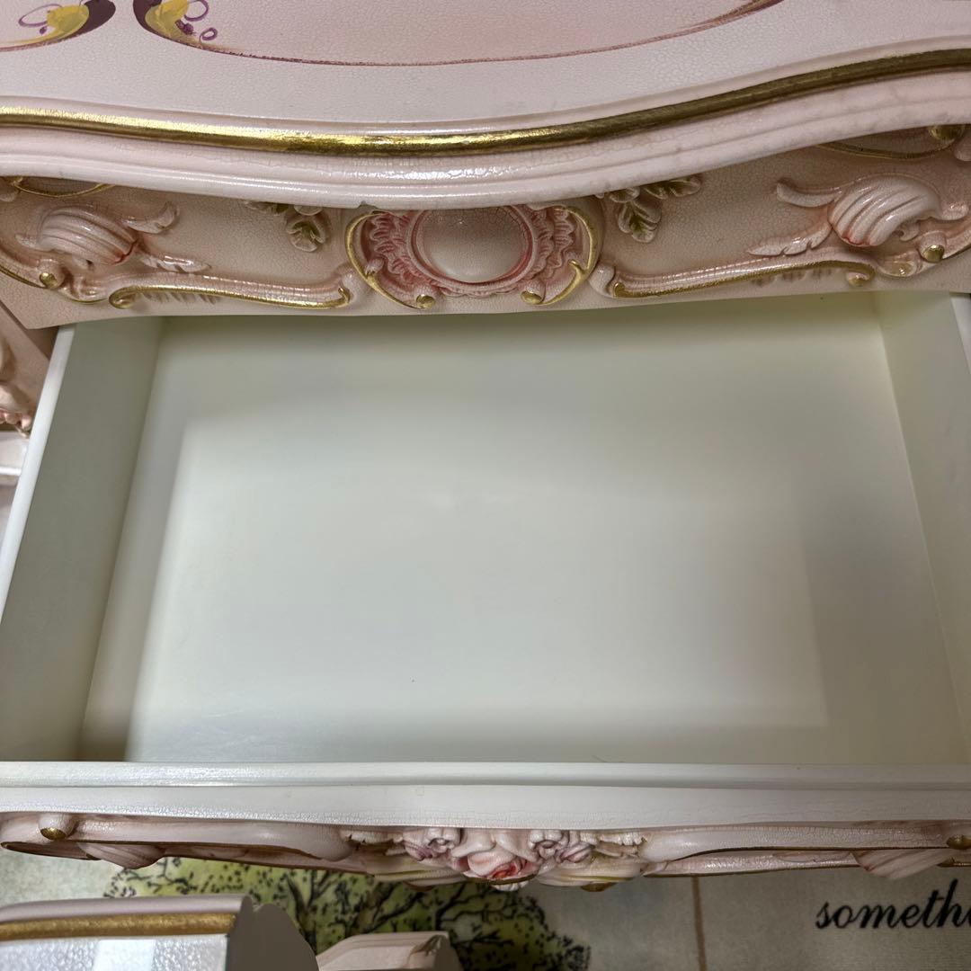 ロココ調　4段チェスト