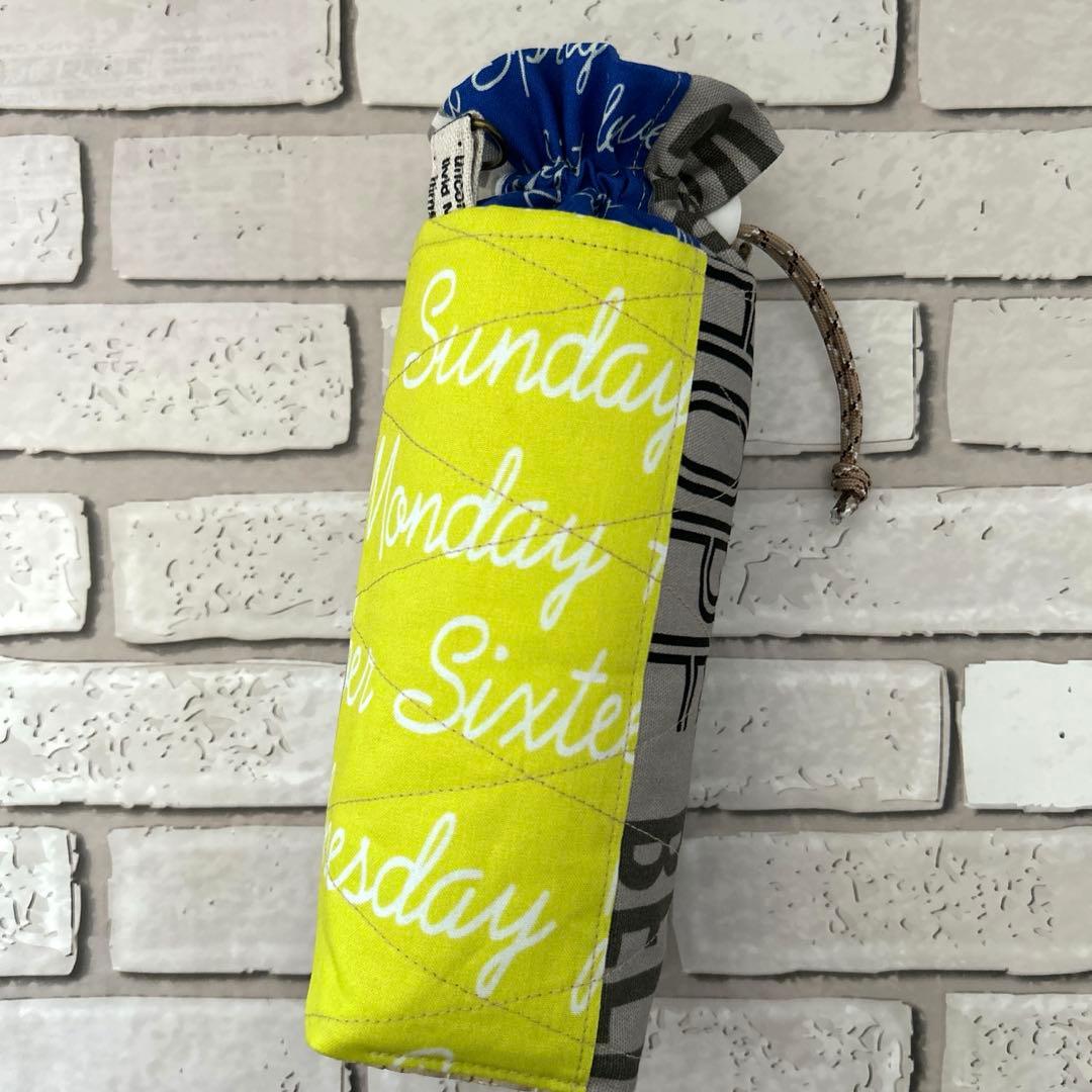 ペットボトルカバー★ステンレスボトルカバー★英字柄
