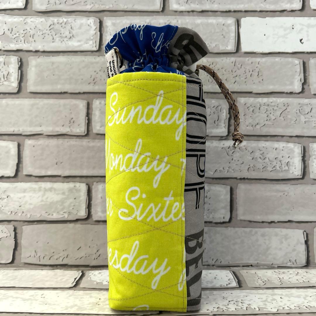ペットボトルカバー★ステンレスボトルカバー★英字柄