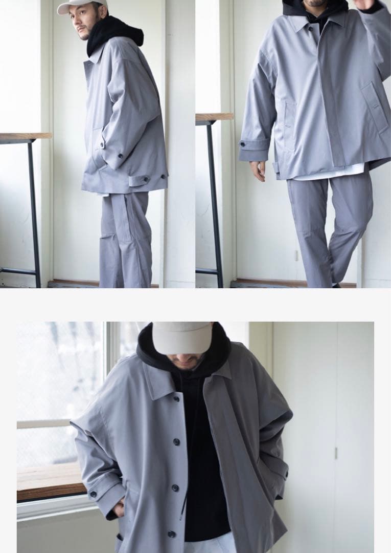 ジャケット・アウター Graphpaper Soutien Collar Short Coat