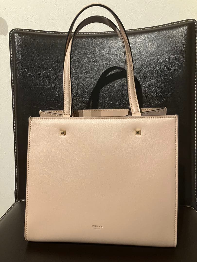 JIMMY CHOO トートバッグ　ピンク