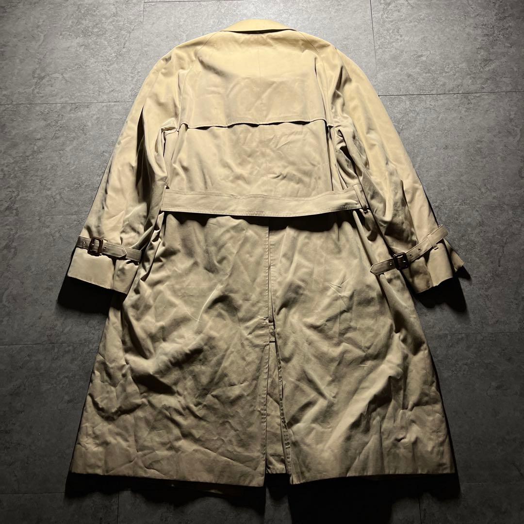 希少 イギリス製 70s Aquascutum トレンチコート XL