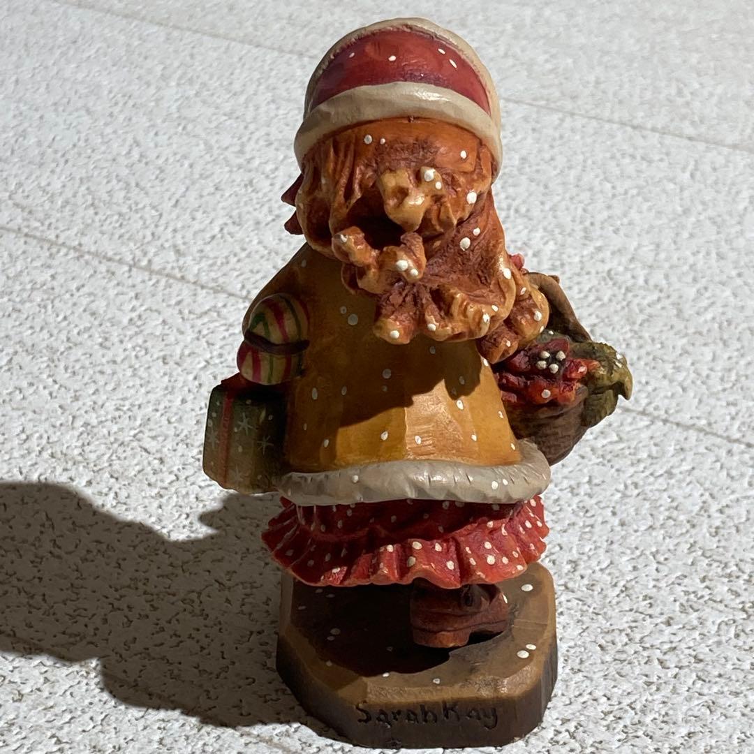 アンリ社　木彫り人形　クリスマスの喜び　サラ・ケイ　2884/4000体限定