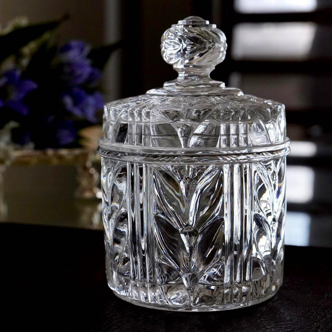 極希少サイズ★美品★オールドバカラ★BACCARAT★ローリエ★小物入れ★レア