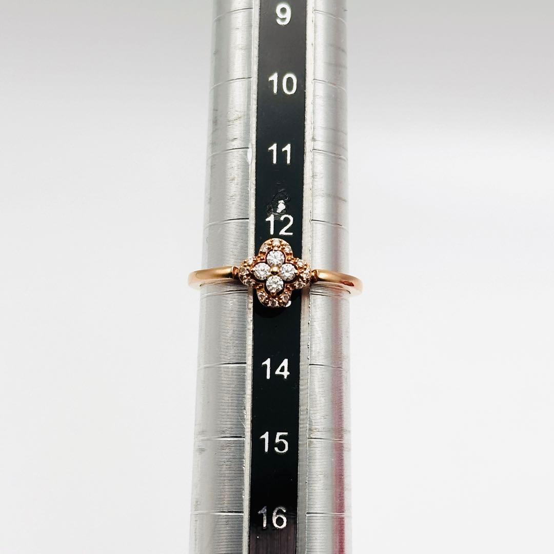 VENDOME AOYAMA K18 PG ダイヤモンドリング　13号　0.13