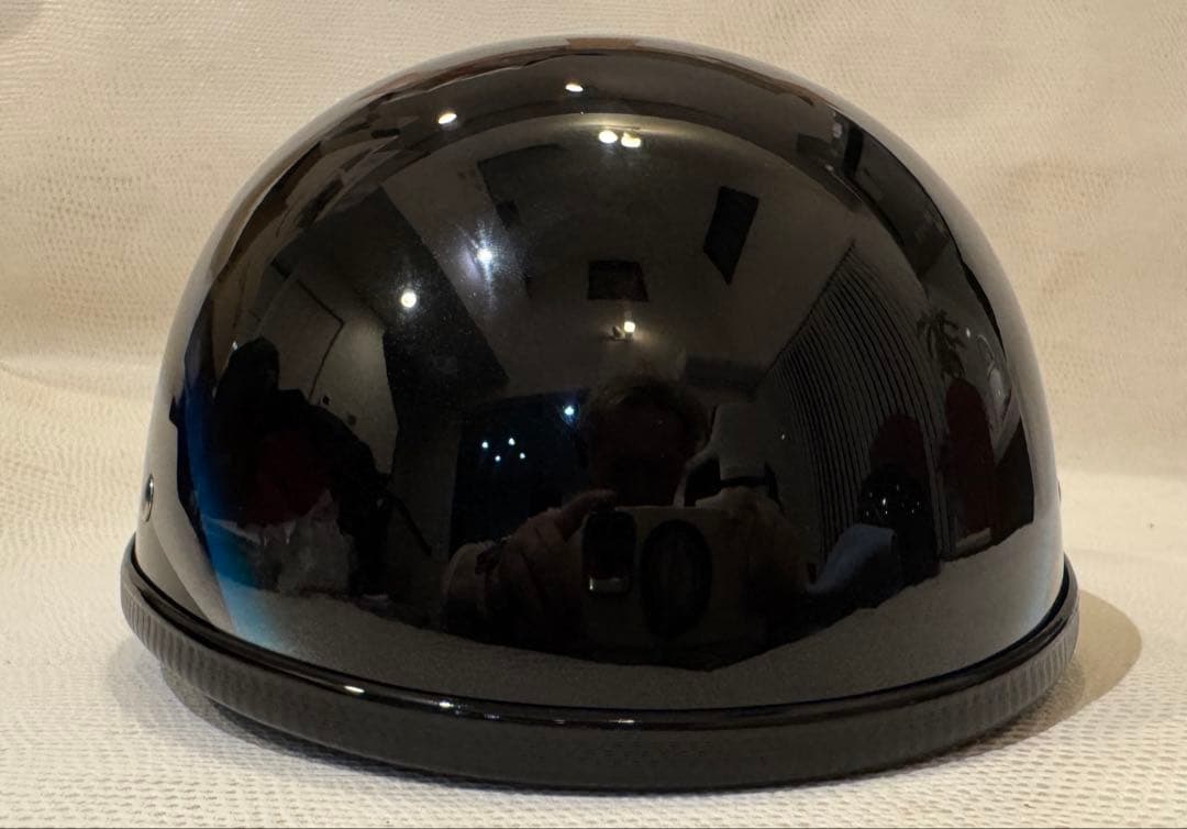 ロングダックテールヘルメット　カスタム　ダブルフレイムス　PSCSG　ハーレー2