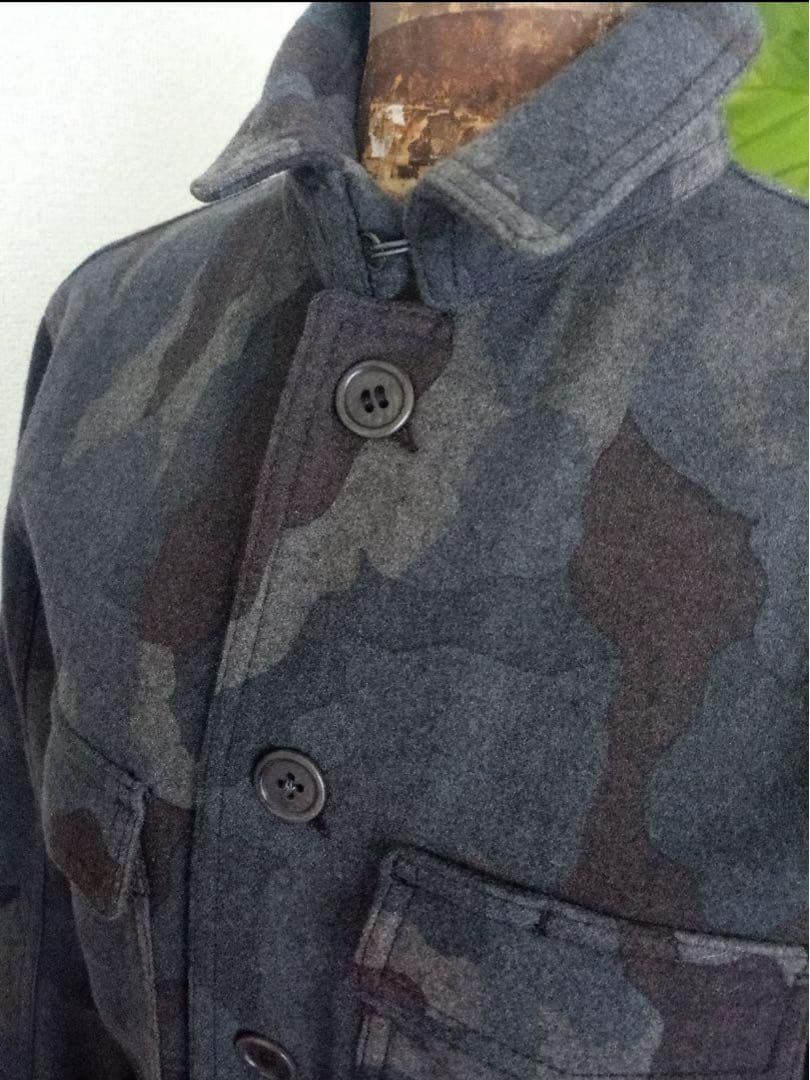 PRADA　ウールカモフラージュ迷彩　ジャケットs