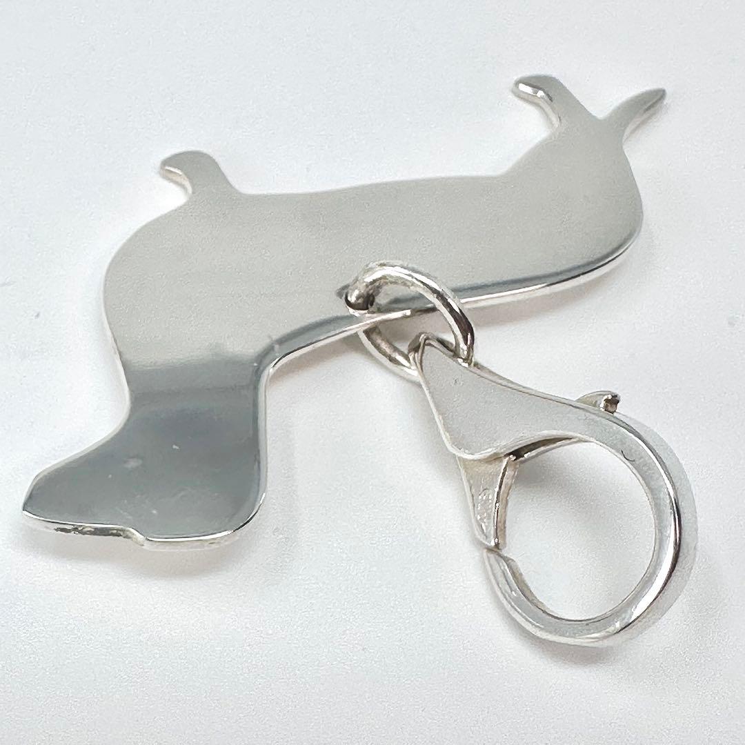 Tiffany キーチャーム　ダックス　ドッグ　犬　925 シルバー