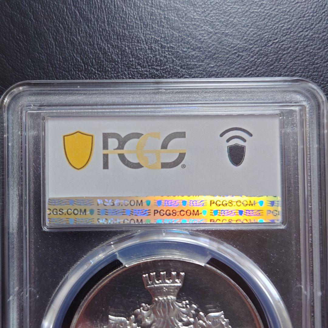 1973年 マルタ銀貨 2ポンド銀貨 SV987 大型銀貨 PCGS MS65