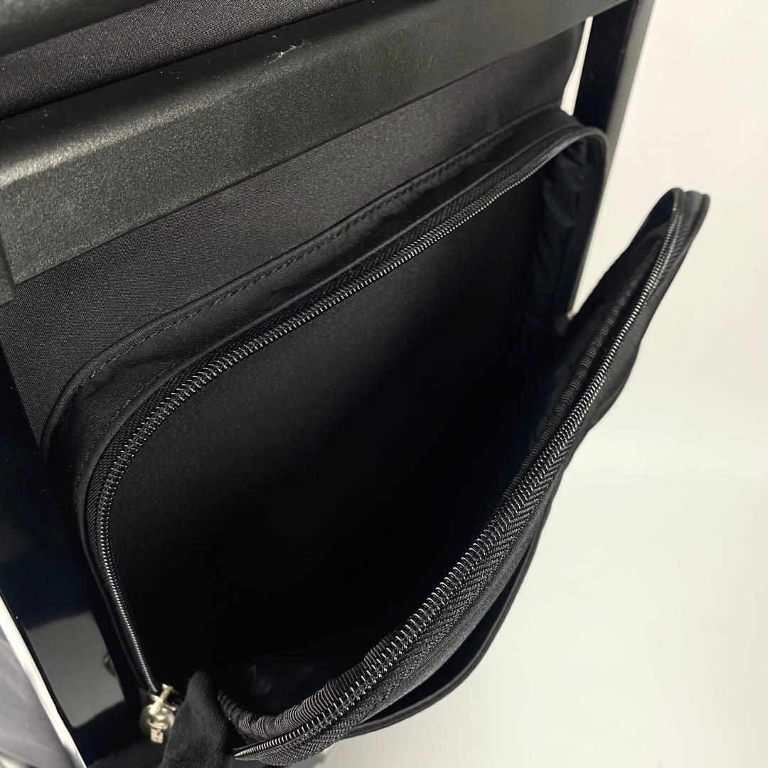 スワニー　ショッピングカート　ショルダーバック付き　バッグ取外し可　鍵付き　黒