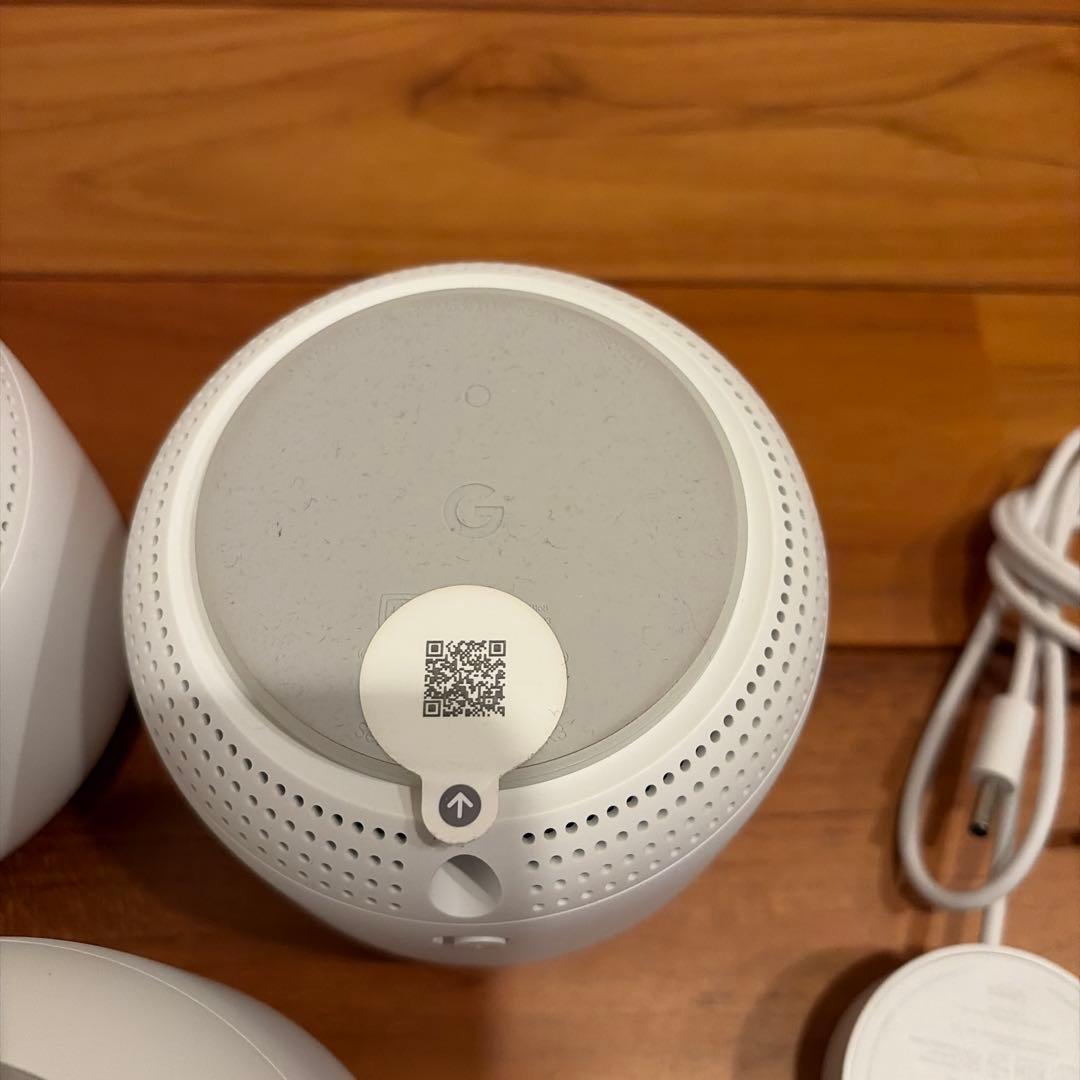 Google Nest WiFi H2D 1台 + 拡張ポイント2個セット
