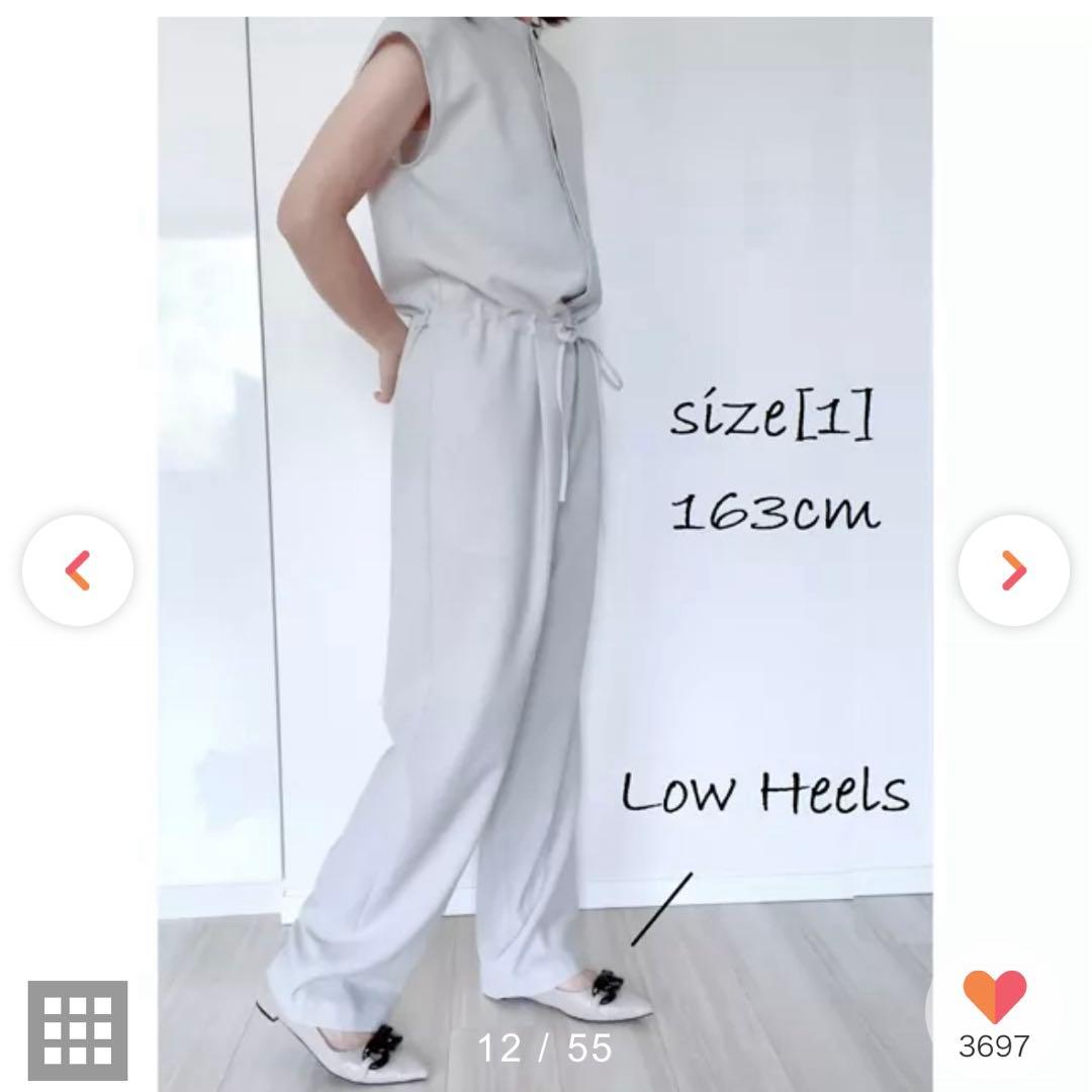 新品未使用　M7days 脚長見えオールインワン　アイスグレー　1