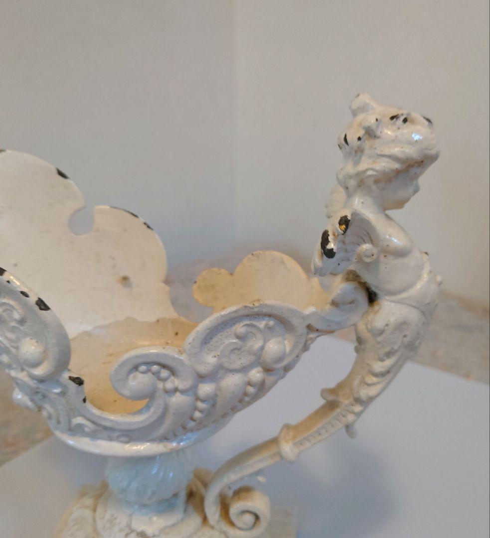 白いオブジェ天使 アンティーク エンジェル イギリス