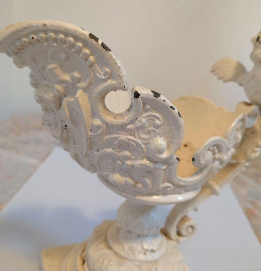 白いオブジェ天使 アンティーク エンジェル イギリス