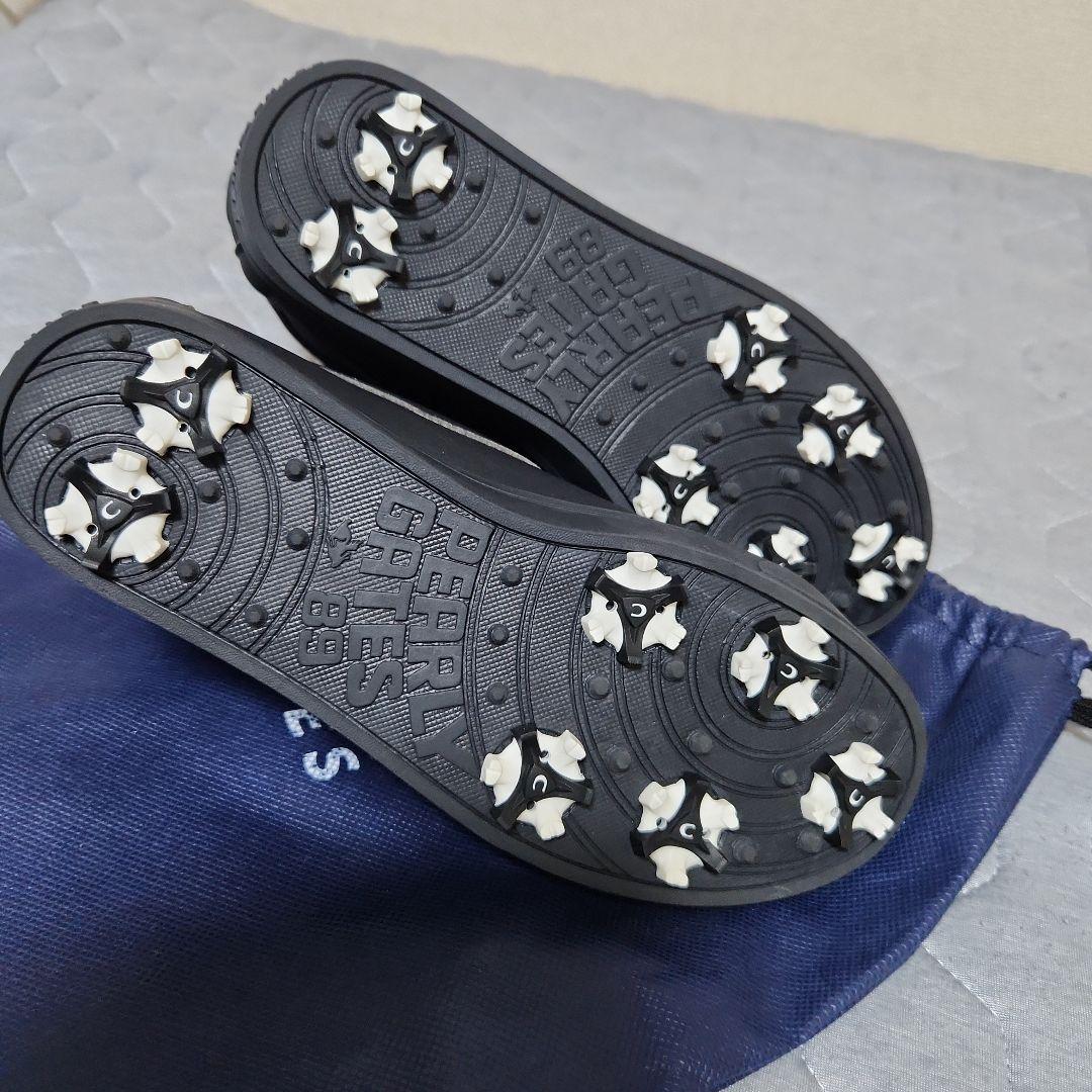 新品未使用PEARLY GATES ゴルフシューズ 89 ネイビー