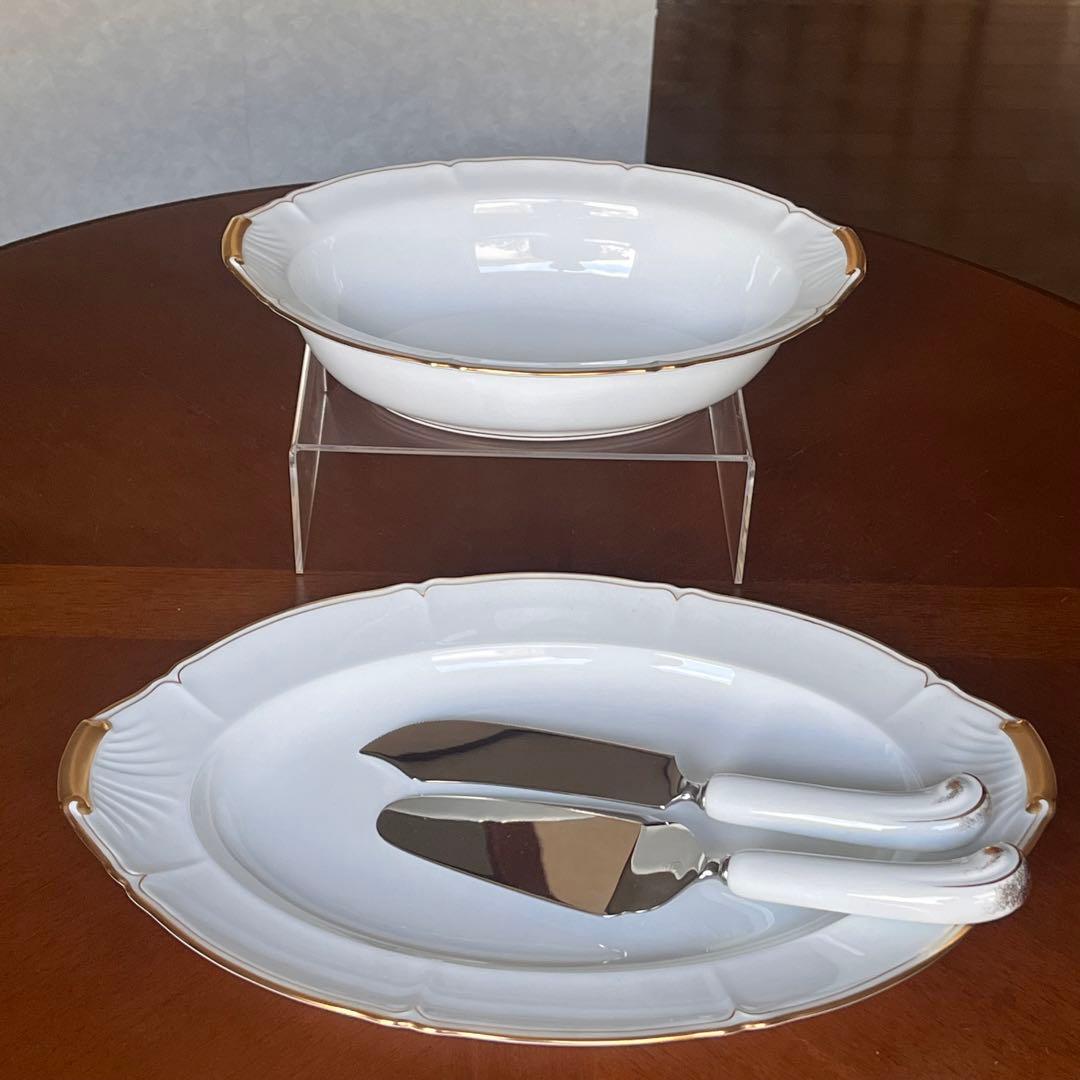 【希少品】大倉陶園★ホワイトマスターピース★パーティセット