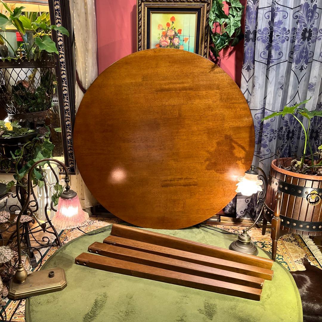 sale 美品　ナチュラルウッド　ラウンドテーブル９０　丸テーブル