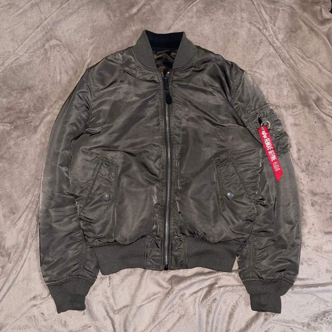 希少✨ USA製 ALPHA MA-1 フライトジャケット 迷彩 カモフラ