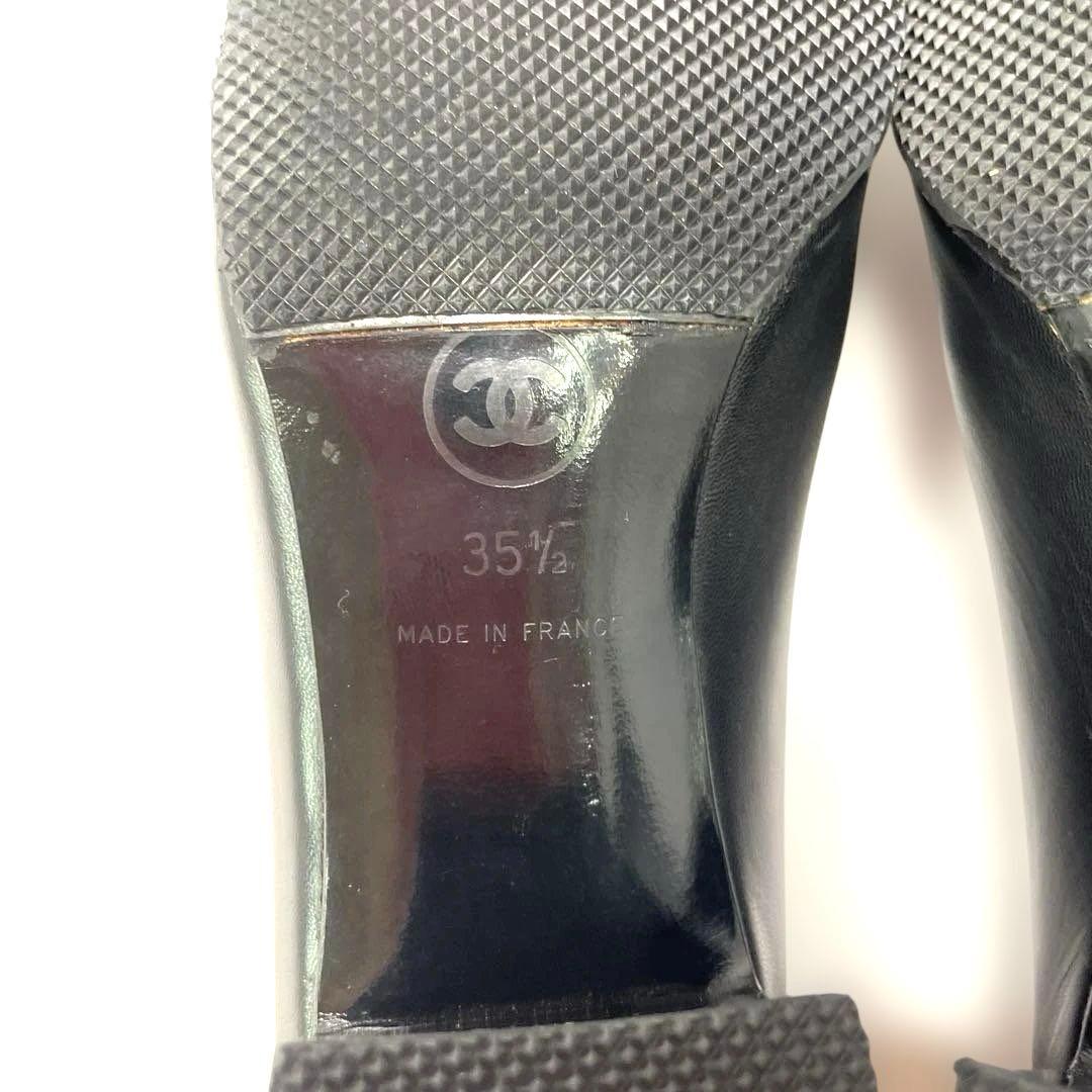 CHANEL シャネル ココマーク Vintage ローファー ヒール　パンプス
