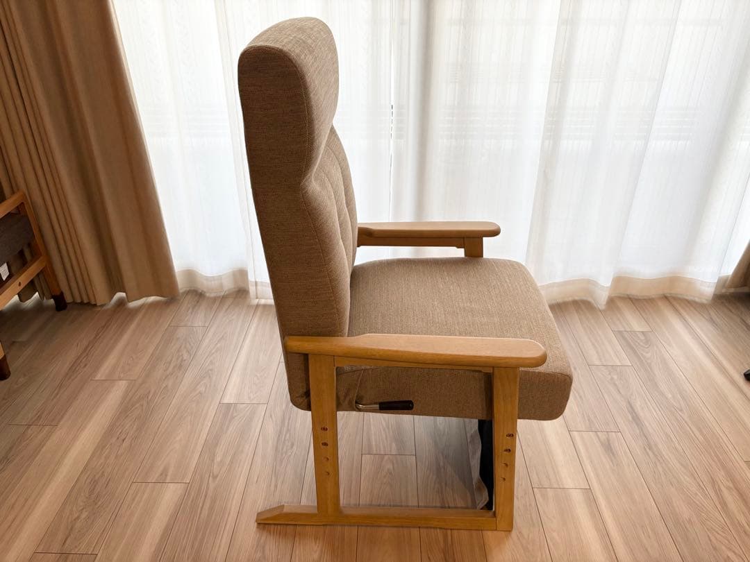 【美品】ニトリ　高座こたつチェア　リクライニングチェア