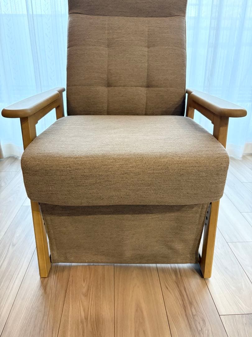 【美品】ニトリ　高座こたつチェア　リクライニングチェア