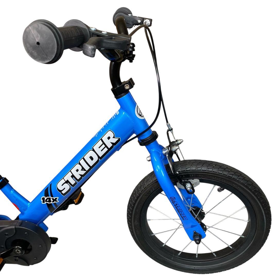 【美品】ストライダー 14x STRIDER 14インチ ブルー　キッズバイク