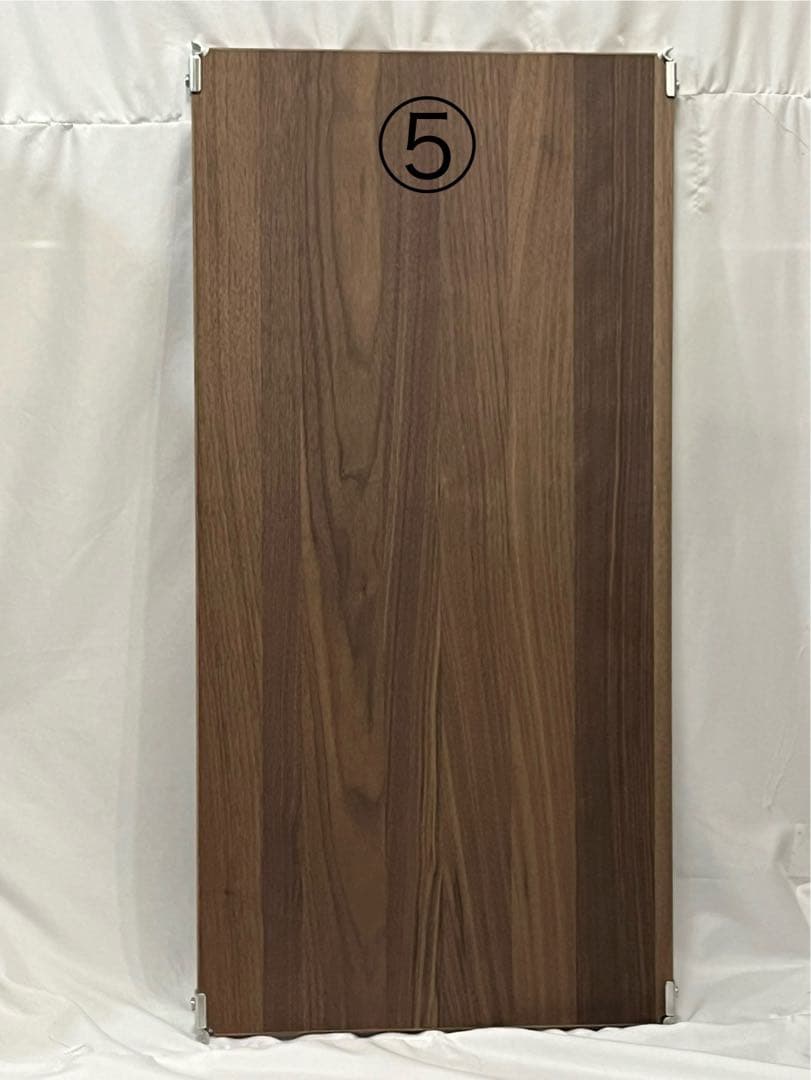 『まえにゃん』ステンレスユニットシェルフ　ウォールナット材　その他一式