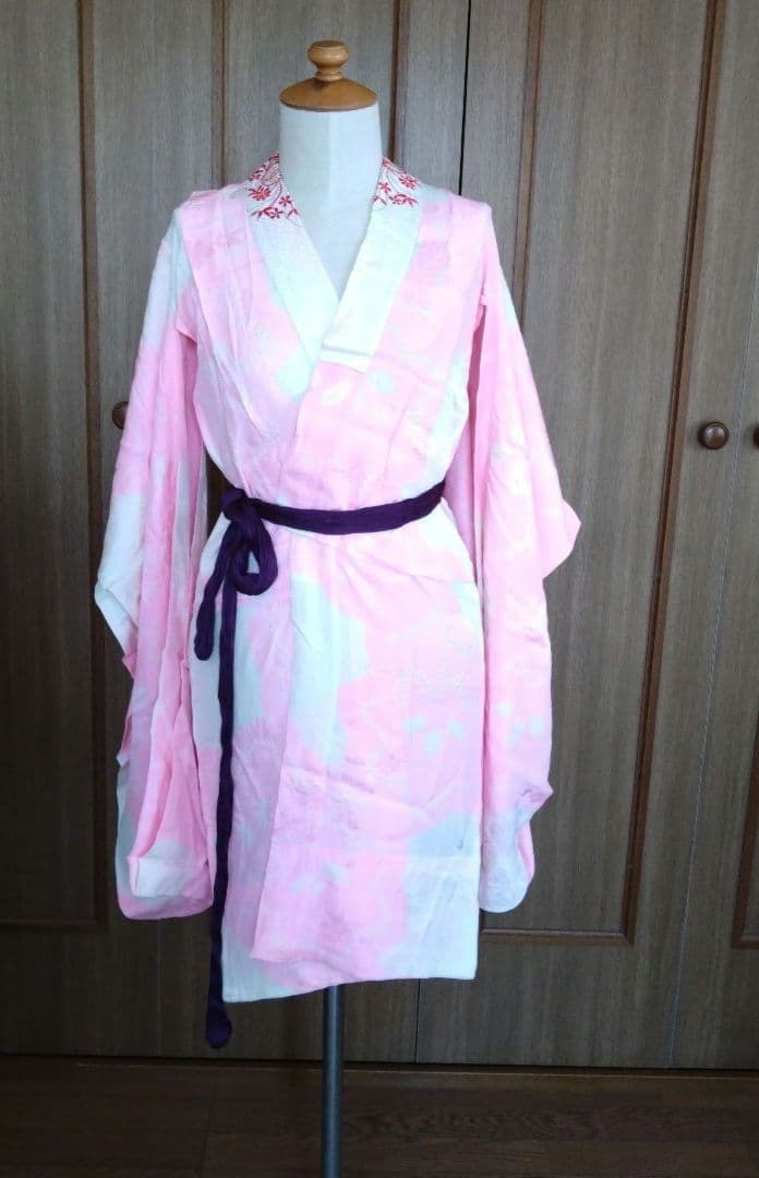 七五三　7歳　お着物　昭和レトロ