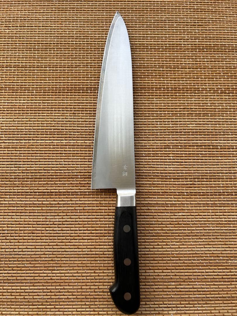 ナガオ 刀 カナタ 包丁 霹靂 21cm 青紙二号鋼 日本製 牛刀