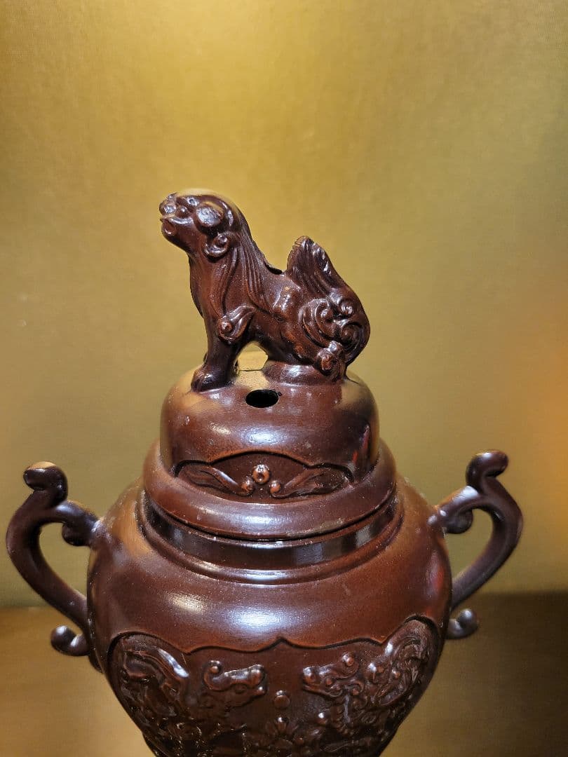 高岡銅器 香炉 三ッ足