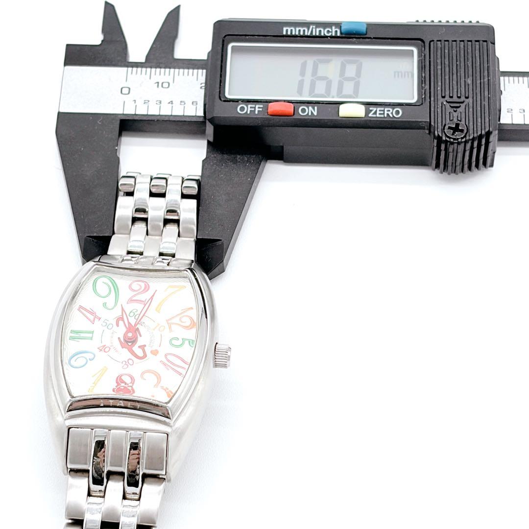 COGU コグ ジャンピングアワー マルチカラー メタルバンド トノー型 自動巻